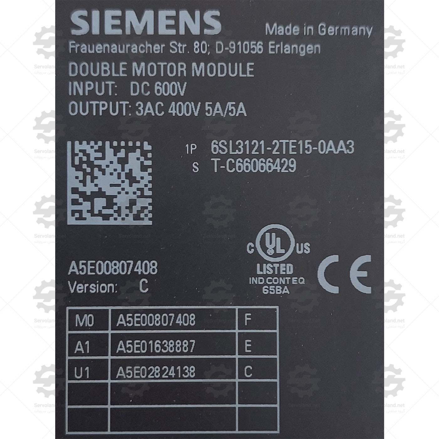6SL3121-2TE15-0AA3 6SL3121-2TE15-0AA3
