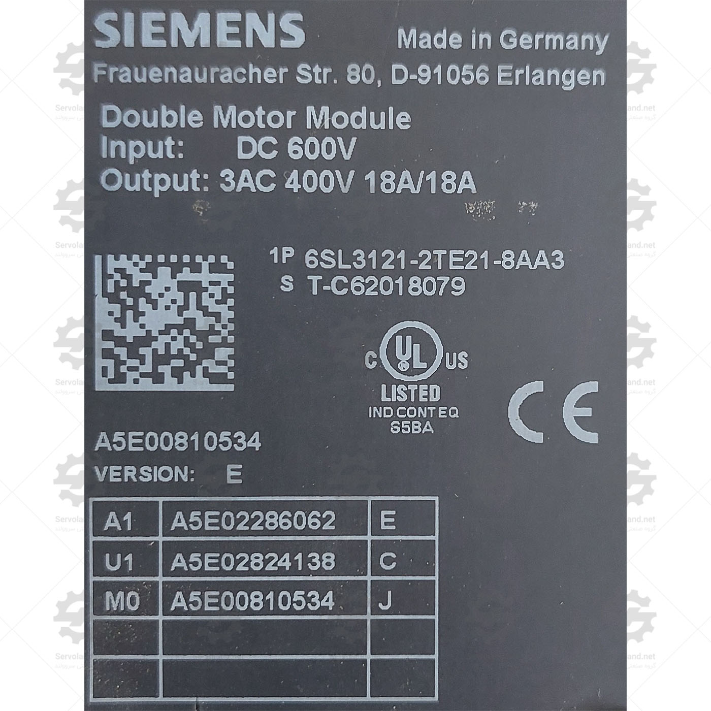 6SL3121-2TE21-8AA3