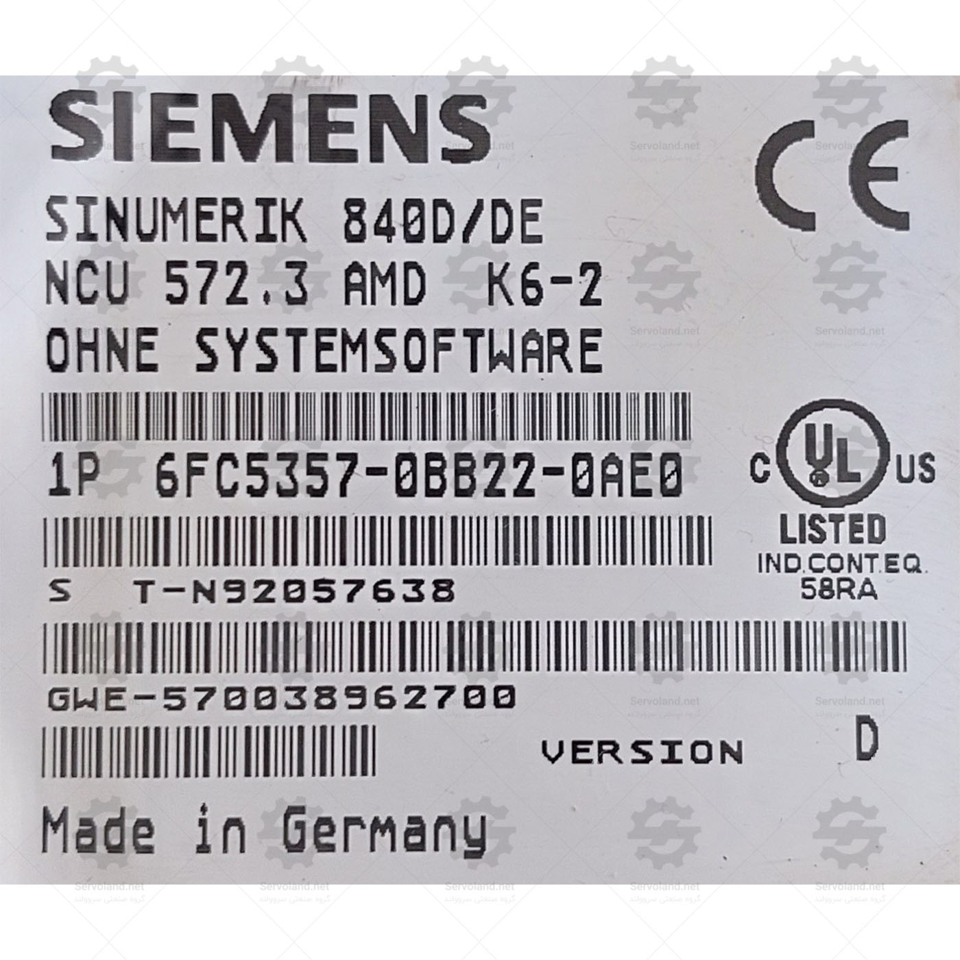 6FC5357-0BB22-0AE0 6FC5357-0BB22-0AE0