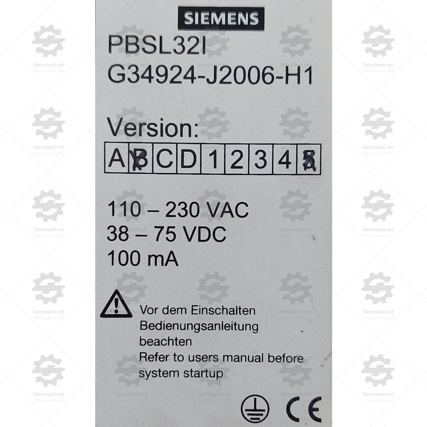 PBSL321G34924-J2006-H1 PBSL321G34924-J2006-H1