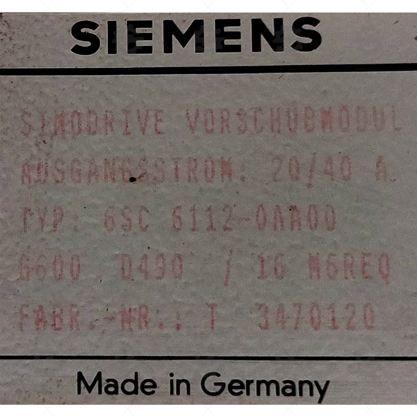 6SC6112-0AA00 6SC6112-0AA00